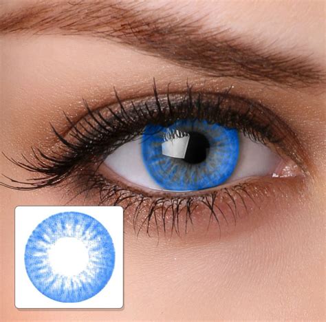 Blue Contact Lens .